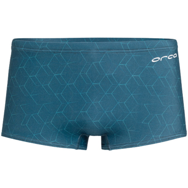 2026 Orca Mens Core Square Leg Swim Shorts MS18 - Navy Turquoise